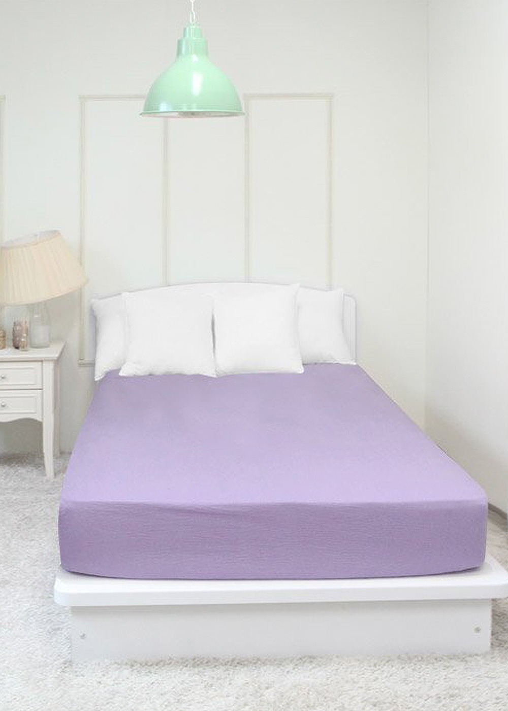 [당일발송] M06-31 에코 텐셀 이중지 침대커버- 릴리바이올렛